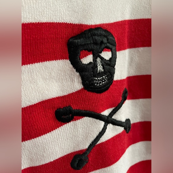 Sports D’Epoque Rowing Blazers Rugby Jersey skull crossbones size x small - Picture 6 of 11